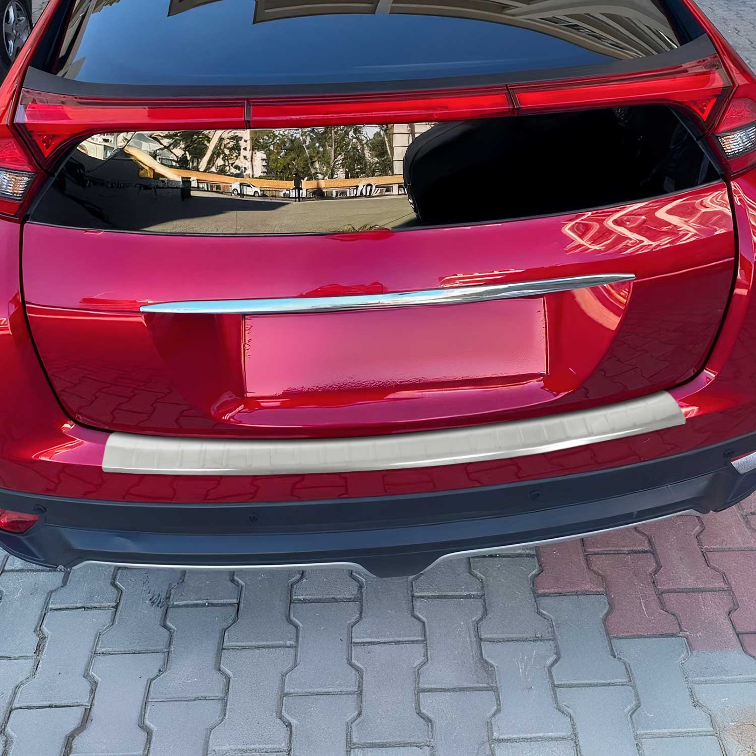 Ladekantenschutz für Mitsubishi Eclipse Cross 2018-2020 Edelstahl gebürstet