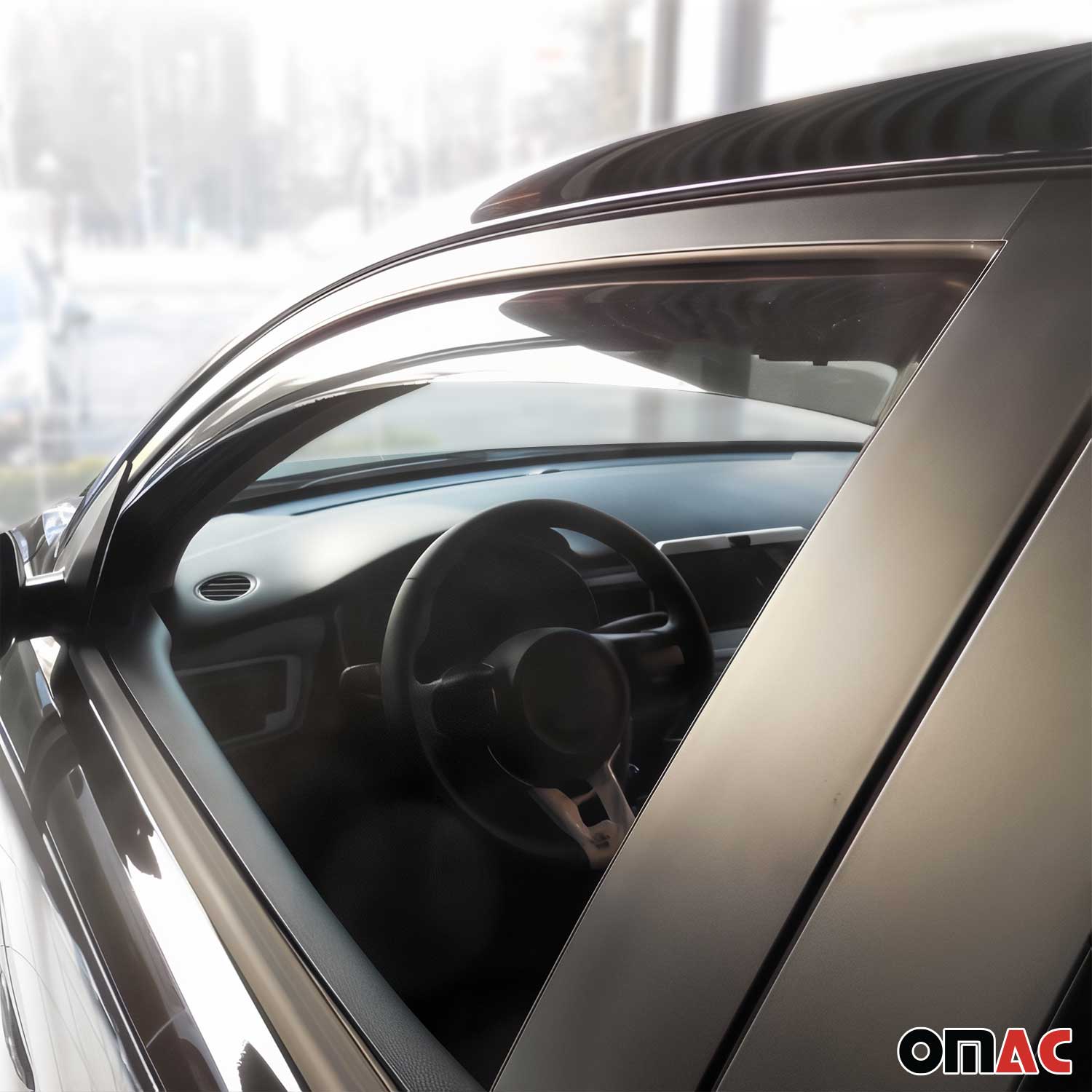 Windabweiser Regenabweiser für Kia Rio 2017-2025 Dunkel Acryl 2tlg