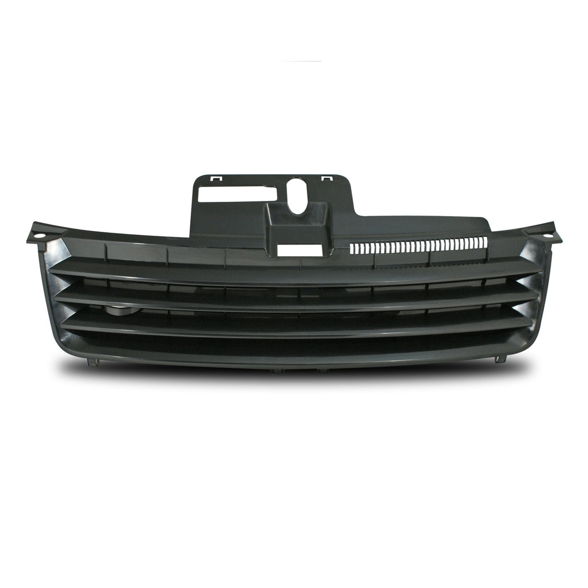 JOM Kühlergrill Kühlergitter für VW Polo 9N Schwarz ohne Emblem ABS