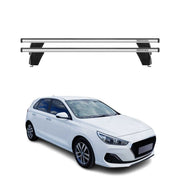 Menabo Dachträger Grundtäger für Hyundai i30 2016-2020 5tür 75kg Alu Silber 2x