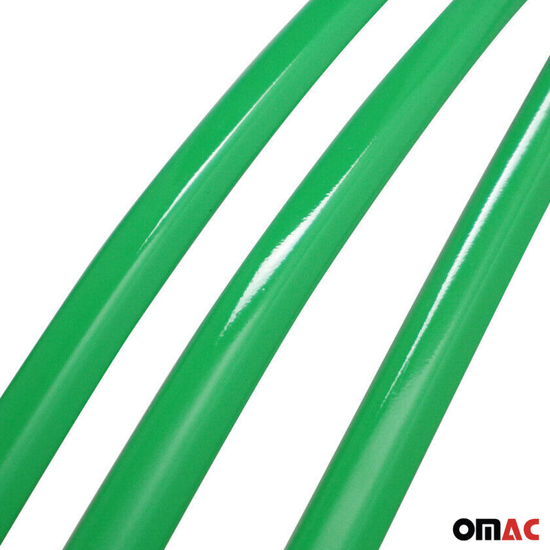 Kühlergrill Leiste Grillleisten für VW T6 2015-2019 Highline Edelstahl Grün 3tlg