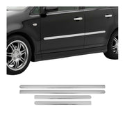 Seitentürleiste Türschutzleiste für Ford Focus C-Max 2003-2008 Chrom Stahl 4x