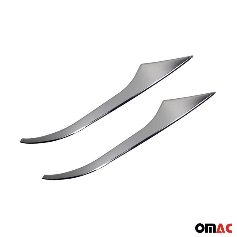 Scheinwerfer Leisten Scheinwerferblende für Fiat Tipo 2015-2025 Edelstahl 2tlg