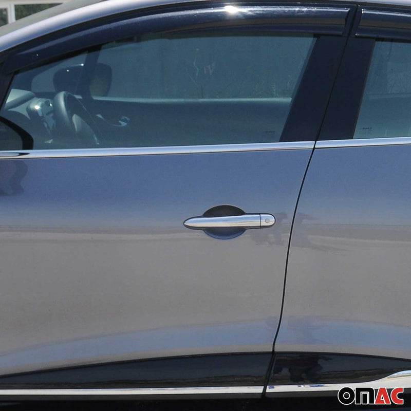 Door handle cover door handle caps for Renault Clio 2012-2019 2-door stainless steel 4x