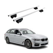 Dachträger Grundträger für BMW 5er G31 Touring 2017-2023 Stahl Silber 2tlg