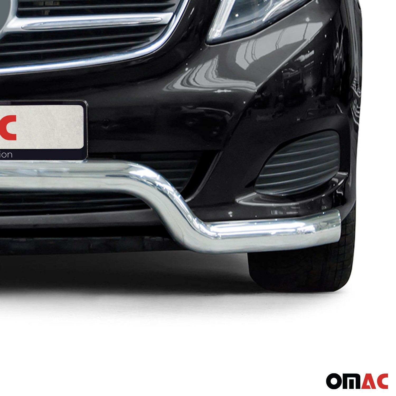 Frontbügel Frontschutzbügel für Mercedes Klasse 2014-2019 Low Stahl ABE Silber