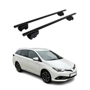 Dachträger Grundträger für Toyota Auris mk2 Kombi 2012-2018 TÜV 75kg Schwarz 2x