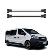 Dachträger Grundtäger für Fiat Talento 2016-2022 75kg Aluminium Silber 2 tlg