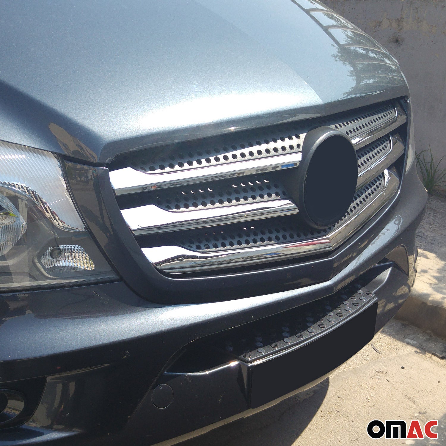 Kühlergrill Leisten Grillleisten für Mercedes Sprinter W906 2013-2018 Chrom 5x
