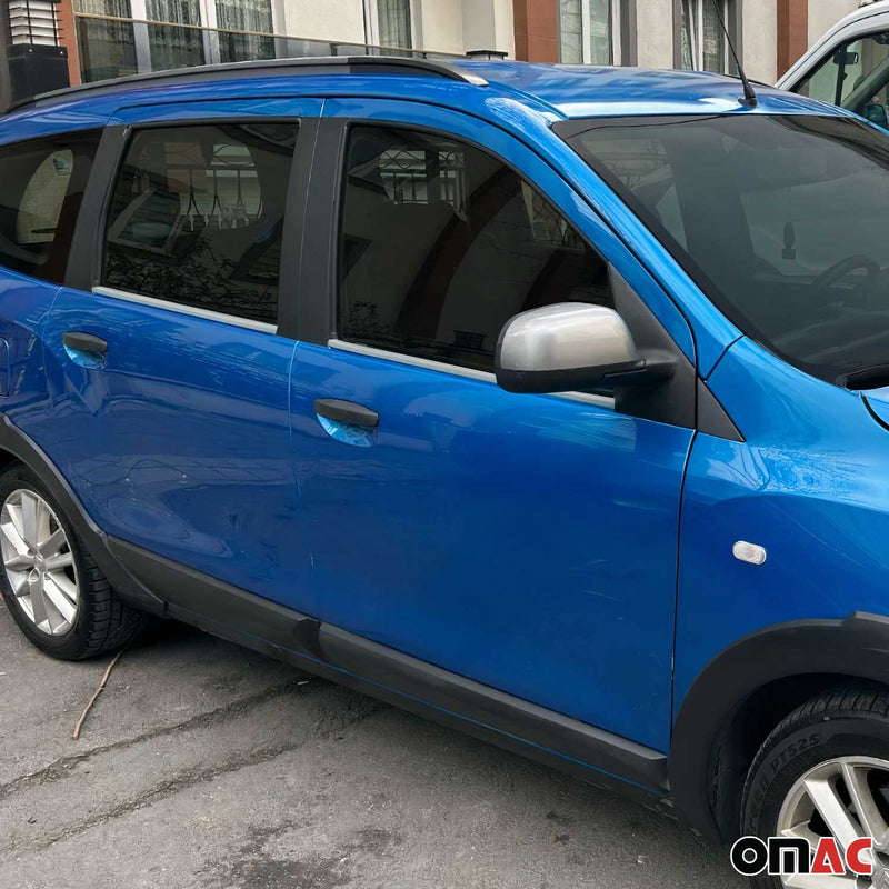 Fensterleisten Zierleisten für Dacia Lodgy 2012-2024 Edelstahl Chrom 4tlg