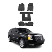 OMAC Gummimatten Fußmatten für Cadillac Escalade ESV 2007-2014 Matten Schwarz 5x