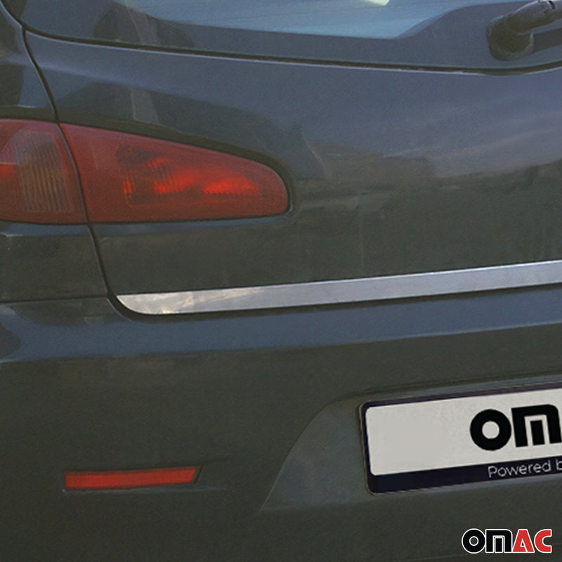 Kofferraumleiste Heckleiste für Alfa Romeo 147 2000-2010 Untere Edelstahl Chrom
