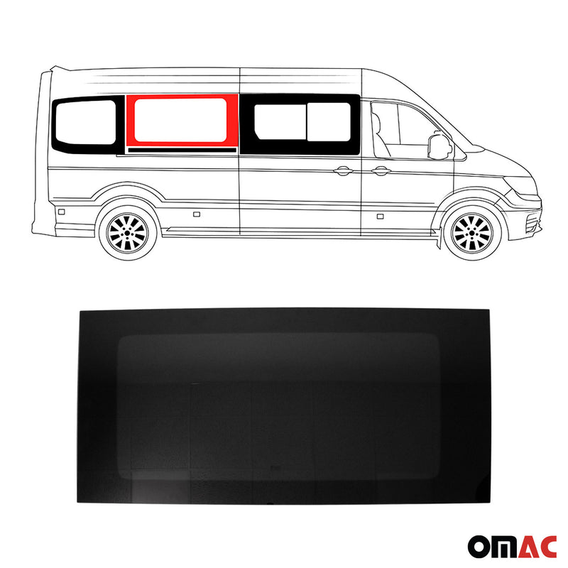 Seitenfenster Auto Fenster für VW Crafter 2017-2024 Schiebetür Rechts L3