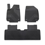 Fußmatten Gummimatten No.77 für Hyundai Ioniq 6 2022-2026 TPE Schwarz 3 tlg