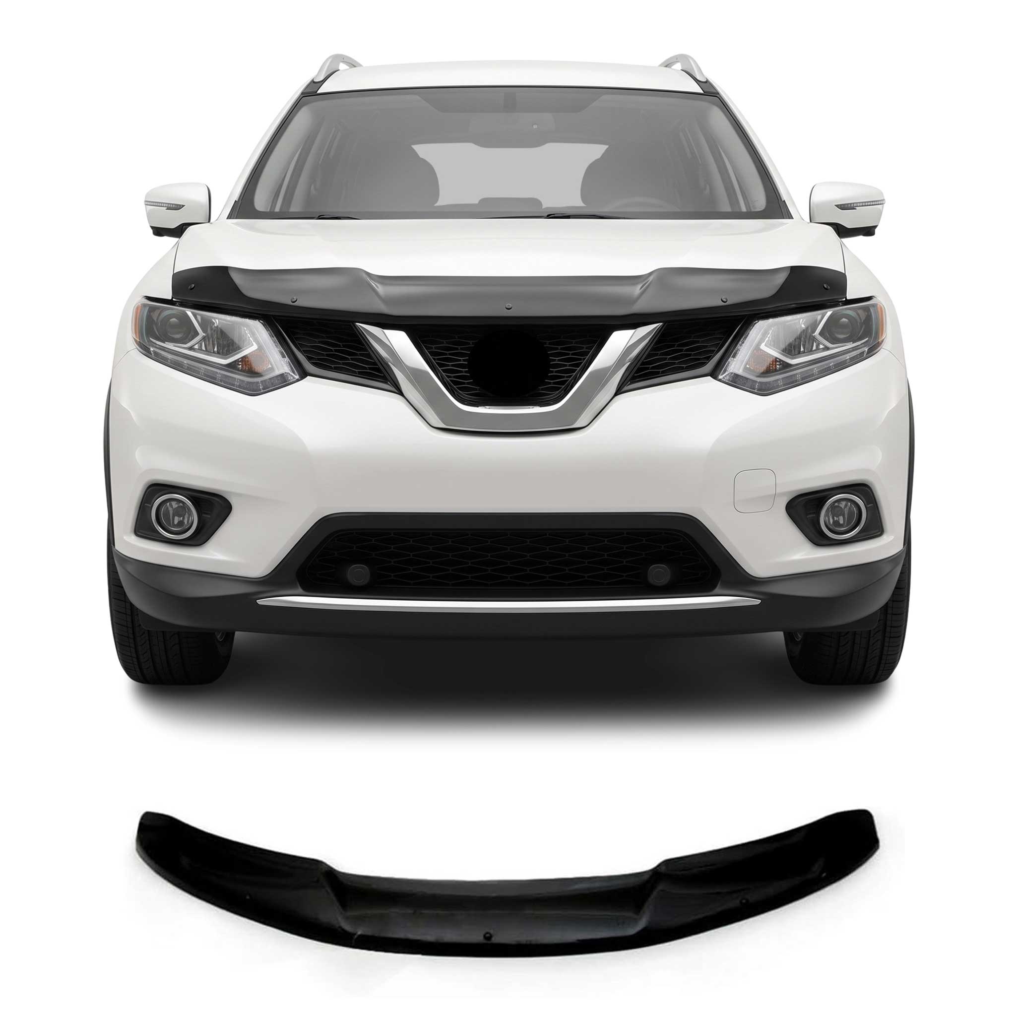 Motorhaube Deflektor Insektenschutz für Nissan X-Trail 2014-2022 Dunkel