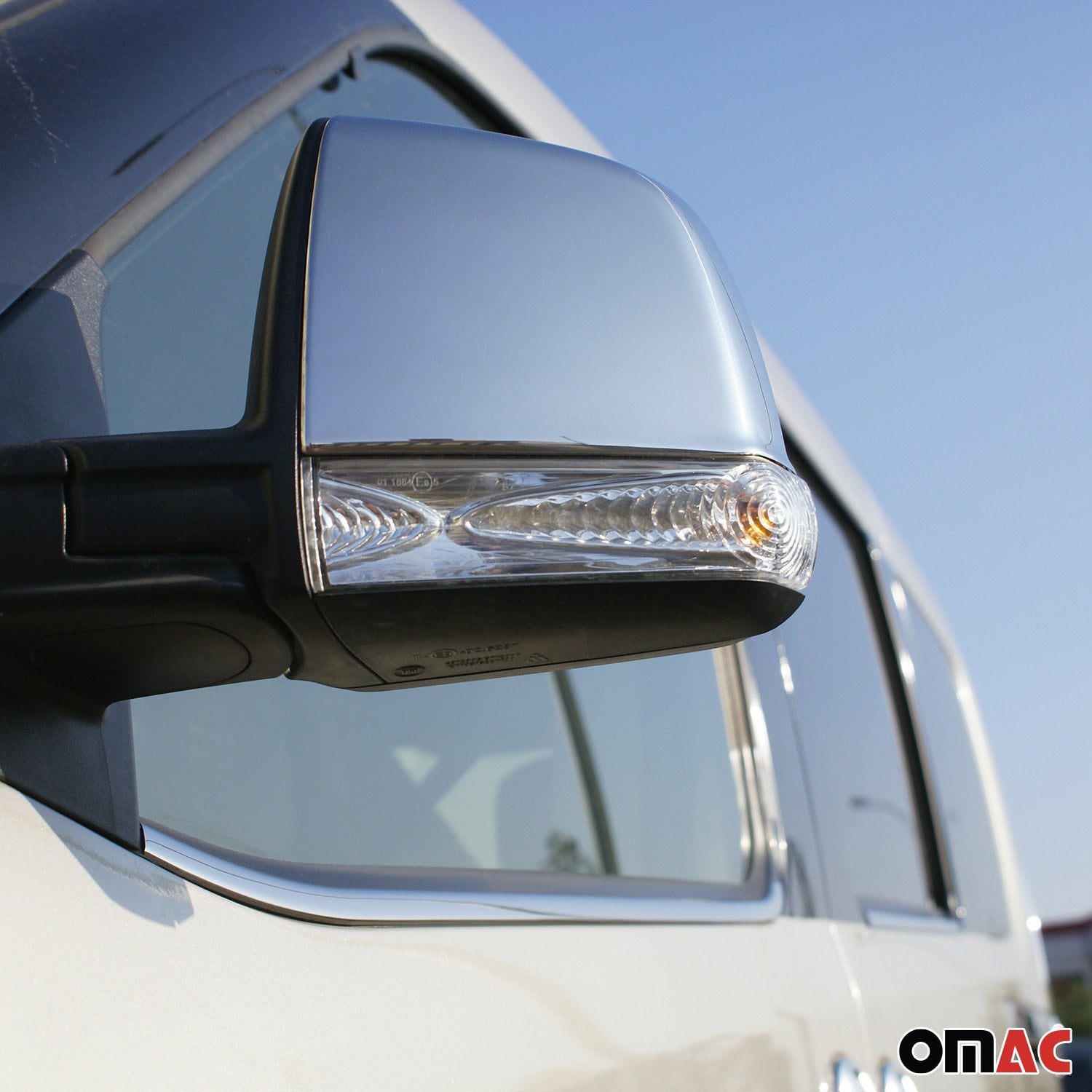 Spiegelkappen Spiegelabdeckung für Opel Combo D 2012-2019 Chrom ABS Silber 2tlg