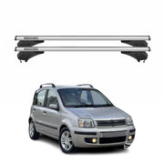 Menabo Dachträger Grundtäger für Fiat Panda II 169 2003-2012 Aluminium Silber 2x