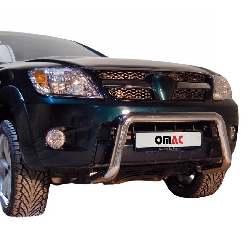 Frontbügel Frontschutzbügel für Toyota Hilux 2005-2015 mit ABE Silber Rammschutz