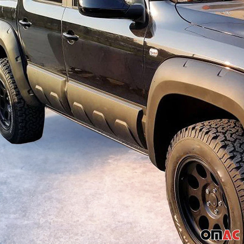 Radlaufschutz Seitenschutz für VW Amarok 2010-2021 Fender Bodyguard Schwarz 6tlg