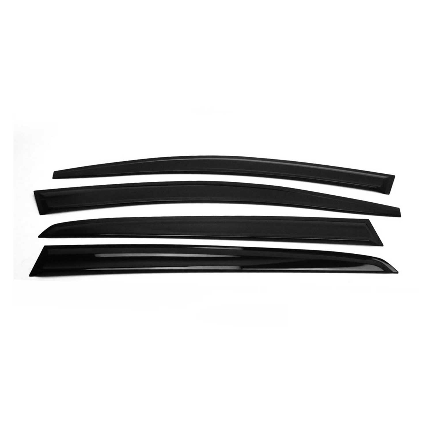 4x Windabweiser Regenabweiser für VW Golf Mk5 2003-2008 Acryl Dunkel