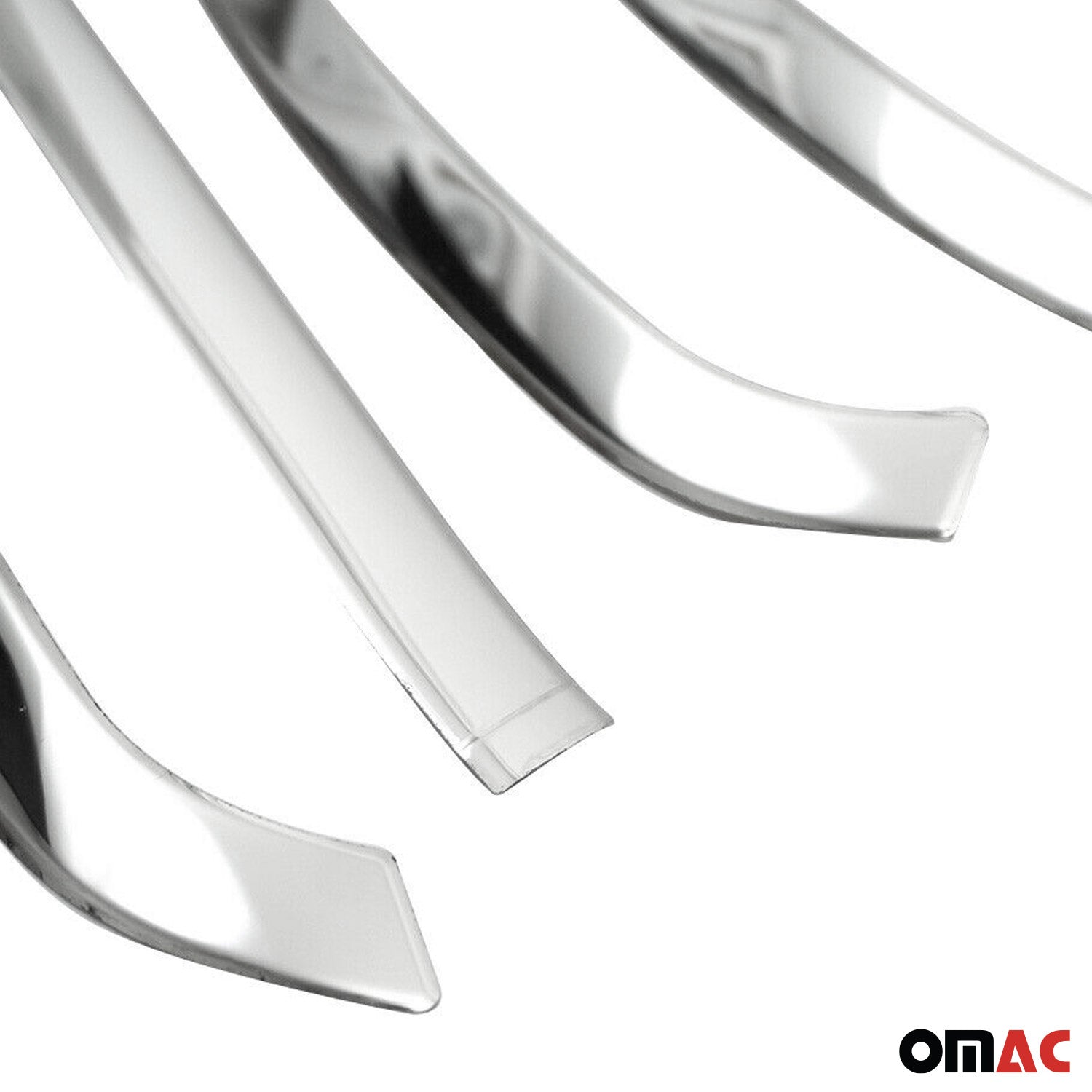 Kühlergrill Leiste Grillleisten für Mercedes Sprinter 907 910 2018-2026 Chrom 4x