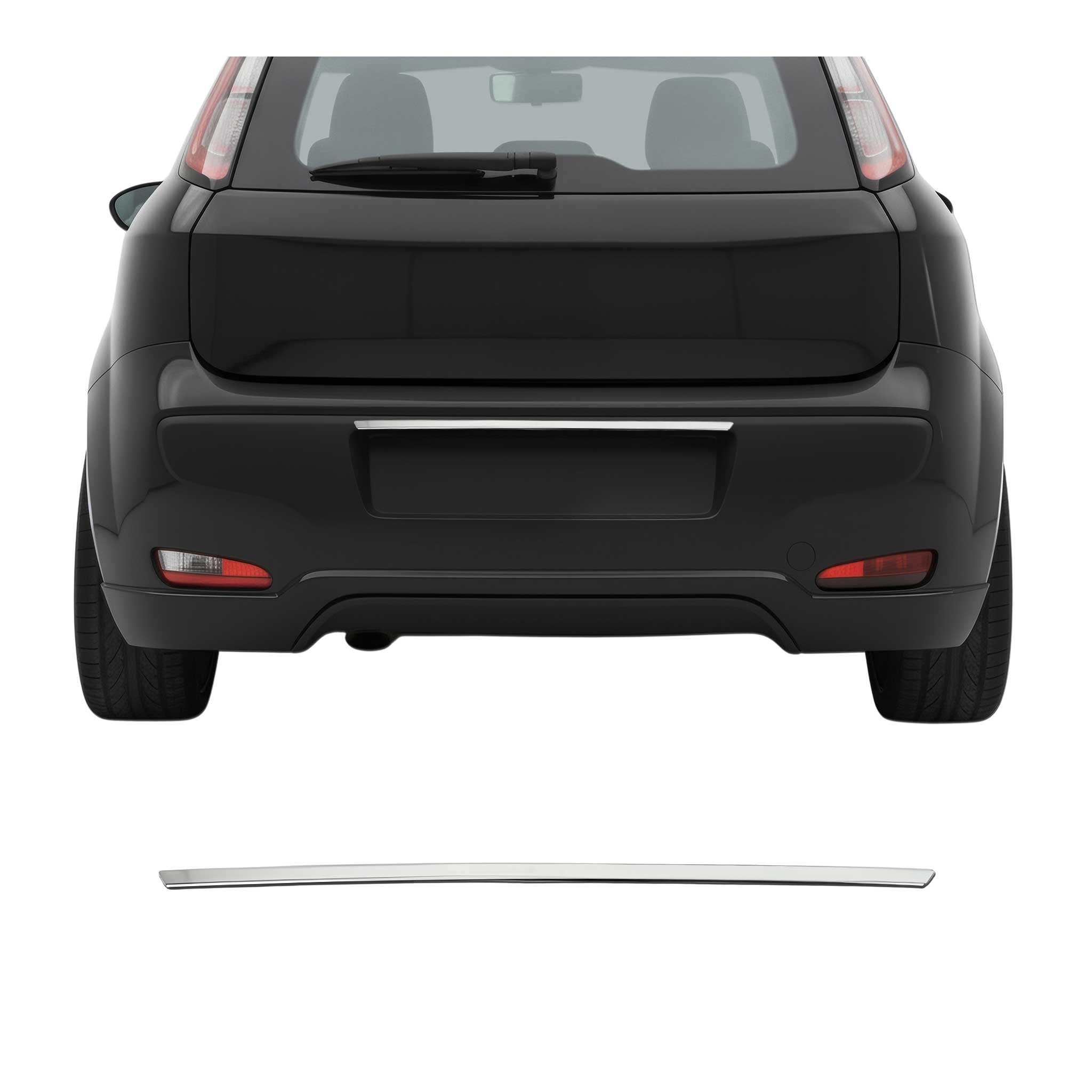 Heckklappe Kofferraumöffner Griff für Fiat Punto Evo 2008-2012 Edelstahl Chrom