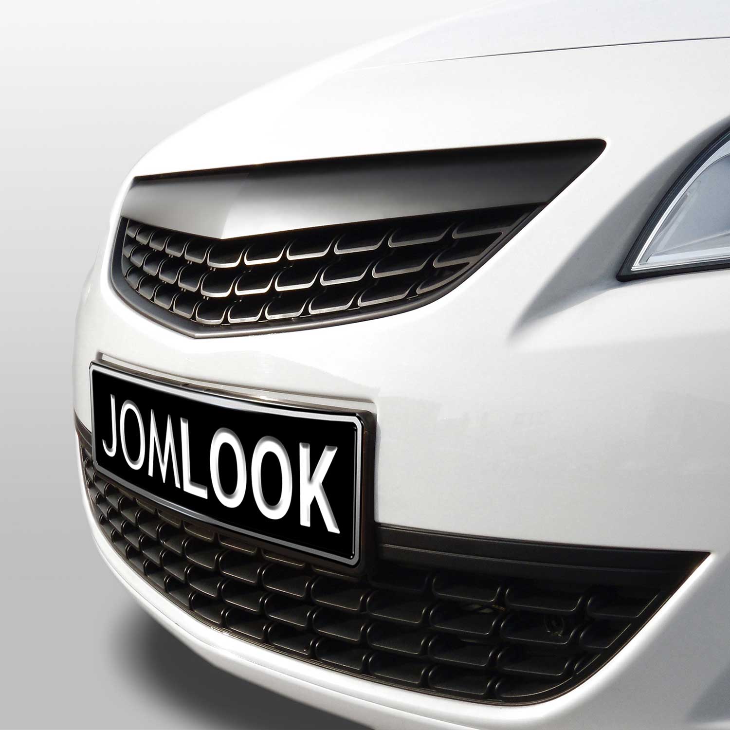 JOM Kühlergrill Kühlergitter für Opel Astra J 5Türer 2009-2012 Schwarz 1tlg