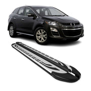 Trittbretter Seitenschweller Seitenbretter für Mazda CX-7 2007-2016 Alu Schwarz