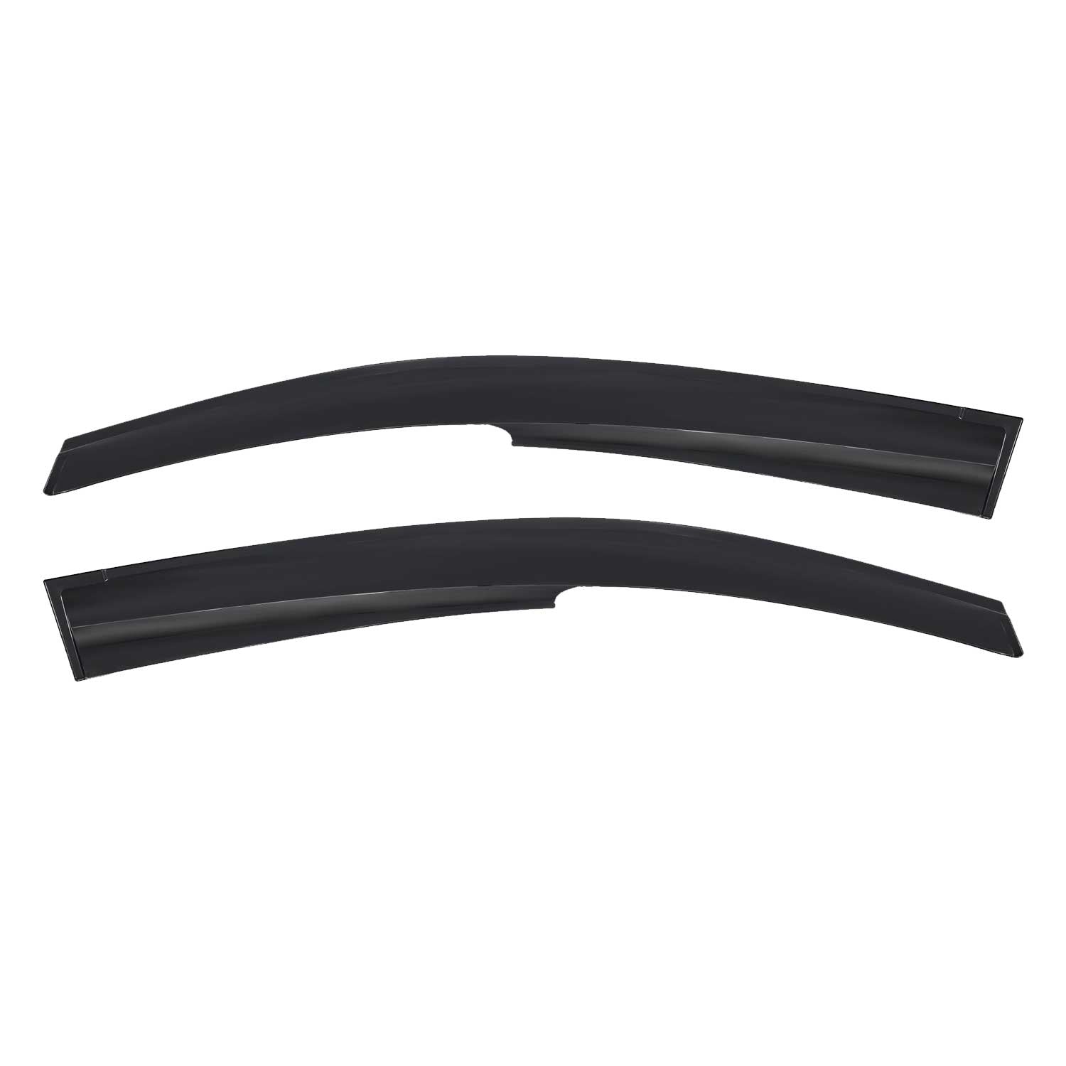 2x Windabweiser Regenabweiser für VW Caddy Typ 2K 2003-2020 Acryl Dunkel