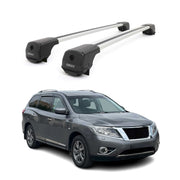 Dachträger Grundträger für Nissan Pathfinder IV 2013-2020 Aluminium 75kg Grau 2x