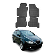 OMAC Gummi Fußmatten für Seat Altea 2004-2015 Automatten Gummi Schwarz 4tlg