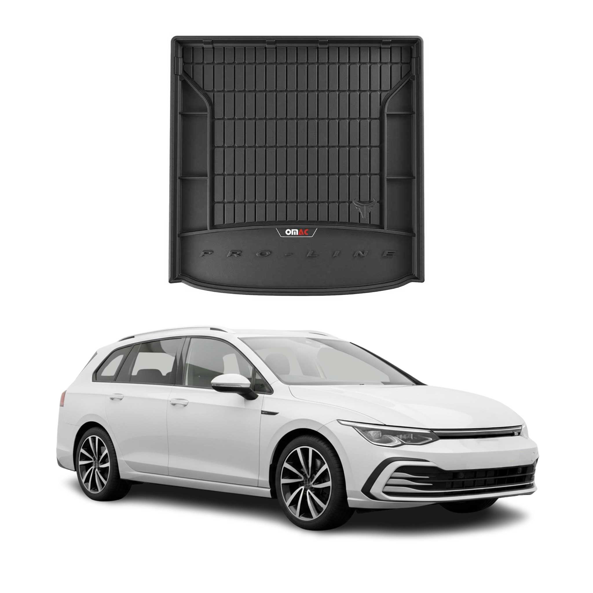 OMAC Gummi Kofferraumwanne für VW Golf mk8 Variant 2019-2026 obere Laderaumwanne