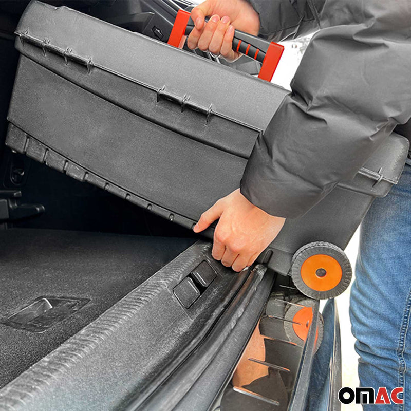 Ladekantenschutz Stoßstangenschutz für Audi Q5 FY 2017-2024 Edelstahl Silber