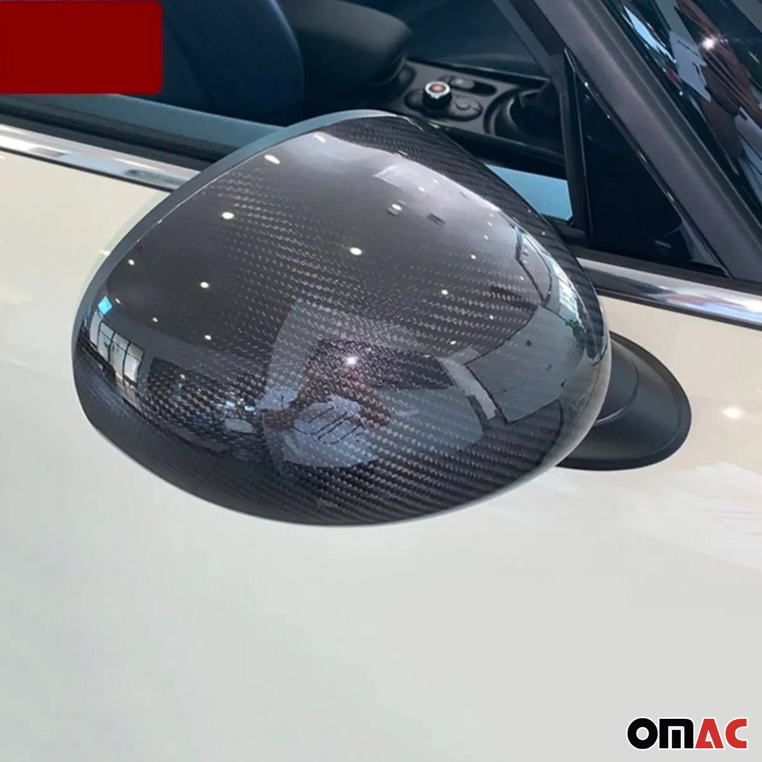Spiegelkappen Spiegelabdeckung für Mini Cooper F56 2014-23 RHD Kohlefaser Carbon