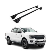 Dachträger Grundträger für Ford Ranger IV 2022-2026 Stahl Schwarz 2tlg