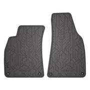 Fußmatten Gummimatten für Audi A4 B6 2000-2006 / A4 B7 2004-2008 Schwarz 2 tlg