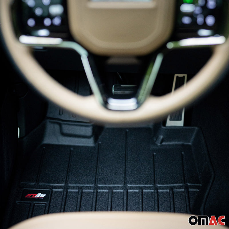 OMAC Gummi Fußmatten für Mercedes CLA Klasse Coupe C117 2013-2019 Premium TPE 4x