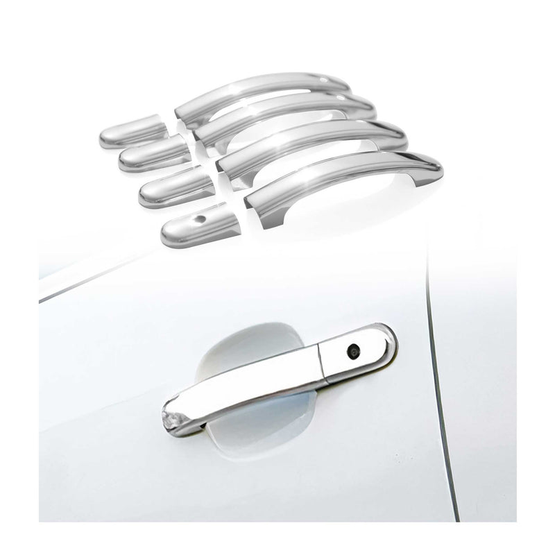 Türgriff Blende Türgriffkappen für Ford Fusion 2002-2012 4-Tür Edelstahl 8x