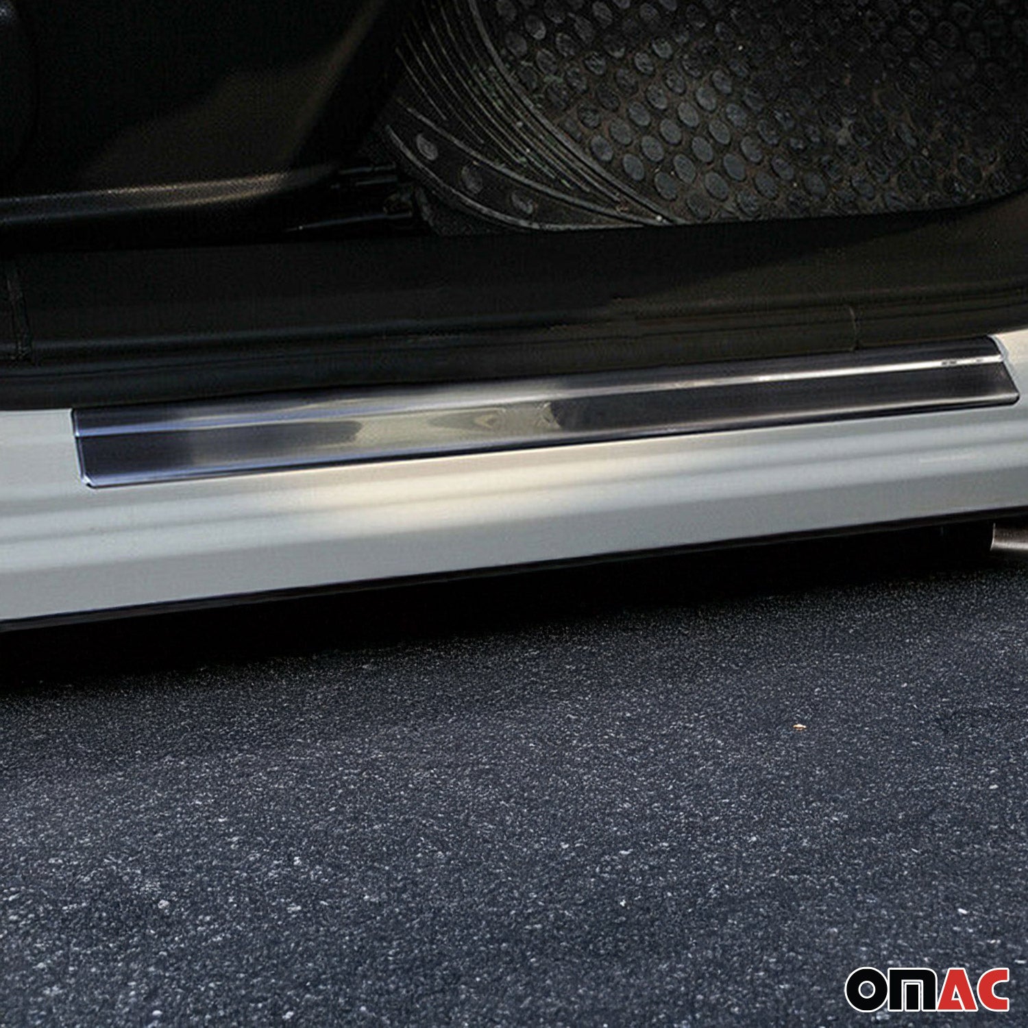 Chrom Satz Ladekantenschutz Einstiegsleisten für Nissan Qashqai +2 2008-14 5tlg