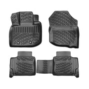 Fußmatten 3D Gummimatten für Honda City 2008-2013 Gummi TPE Schwarz 4tlg