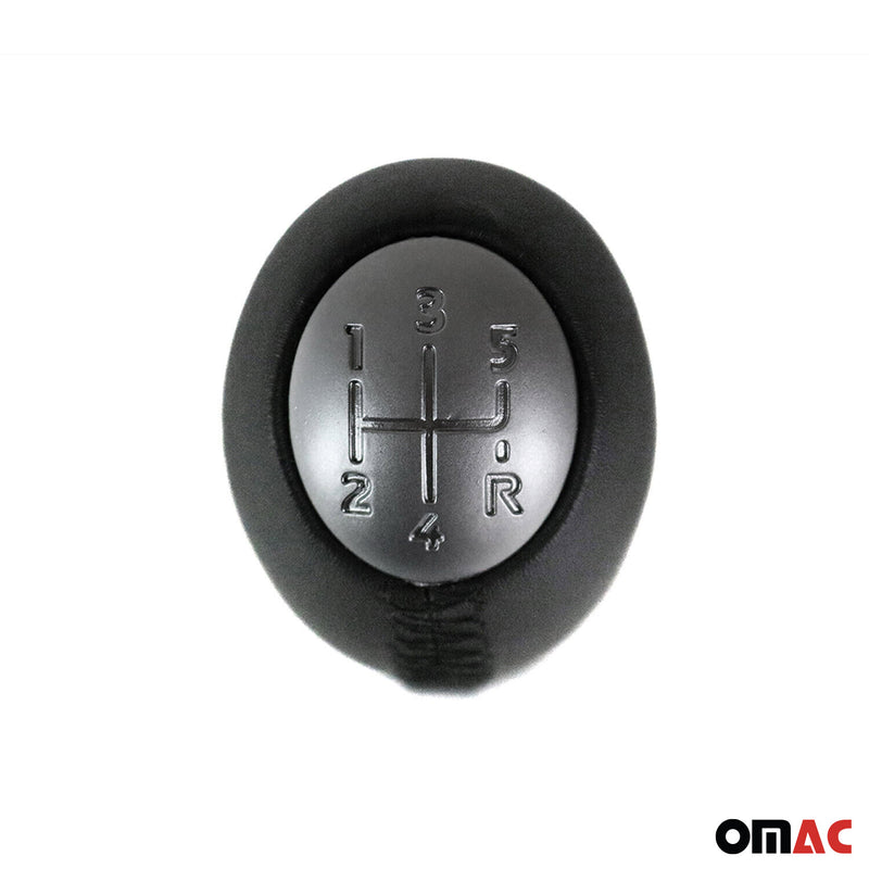 Schaltknauf Schaltknopf für Renault Clio 2012-2025 5 gang Kunstleder Schwarz