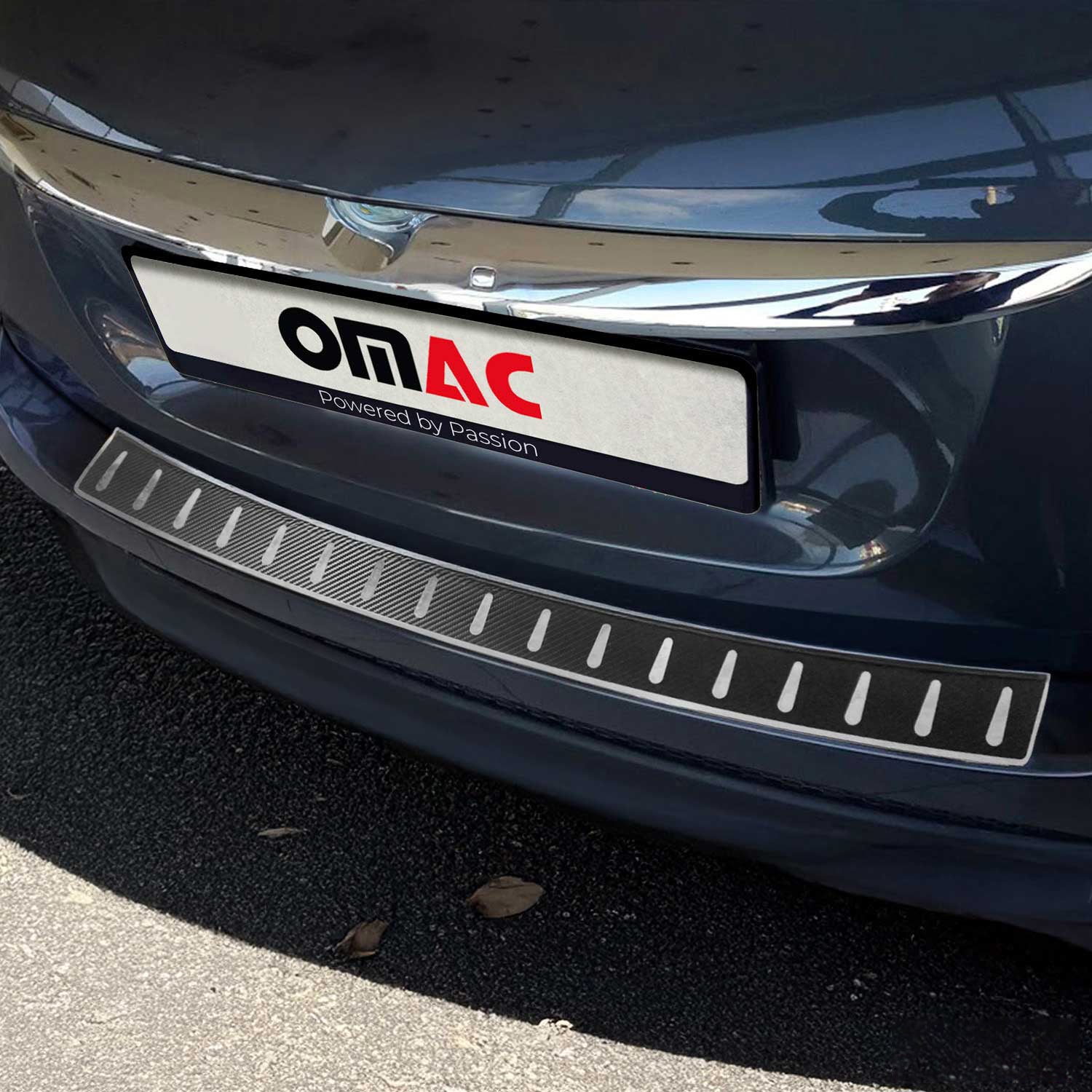 Ladekantenschutz Stoßstange für Fiat 500X 2014-2025 Edelstahl Kohlefaserfolien