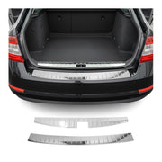 Ladekantenschutz & Stoßstange Satz für Skoda Octavia Kombi 2013-2019 Chrom 2tlg
