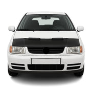 Haubenbra Steinschlagschutz Bonnet Bra für VW Polo 6N1 1994-1999 Schwarz Halb