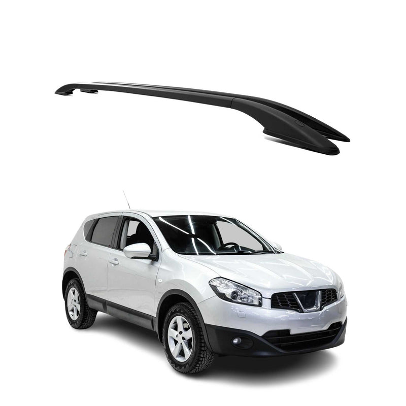 Dachreling Relingträger Aluminium für Nissan Qashqai J10 2006-2014 Alu Schwarz