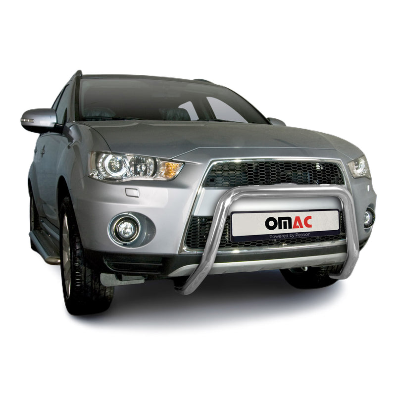 Frontbügel Frontschutzbügel für Mitsubishi Outlander 2010-2012 mit ABE Silber