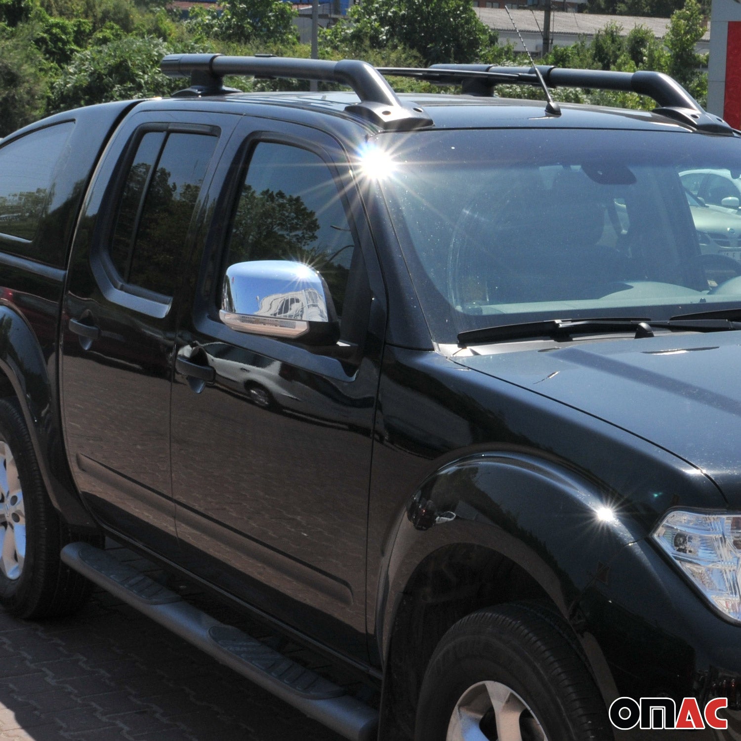 Spiegelkappen Spiegelabdeckung für Nissan Frontier 2011-2015 x2 Edelstahl Chrom