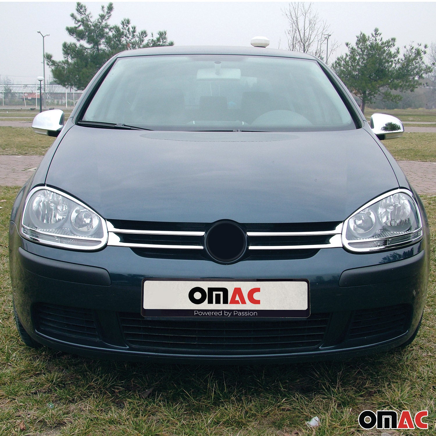Spiegelkappen Spiegelabdeckung für VW Golf 2008-2013 Edelstahl Chrom 2tlg