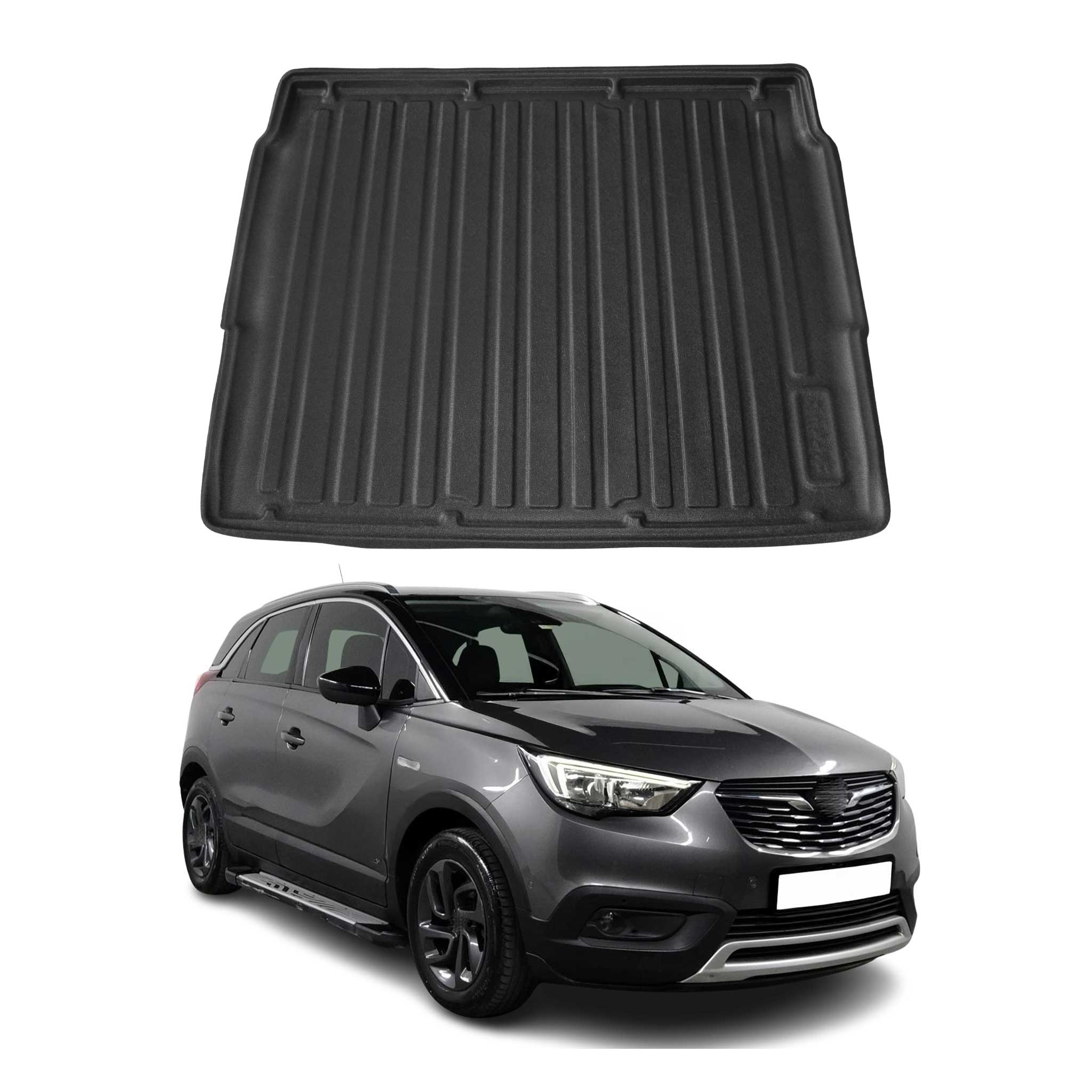 Kofferraumwanne Laderaumwanne für Opel Grandland X 2017-2024 Obere Gummi TPE