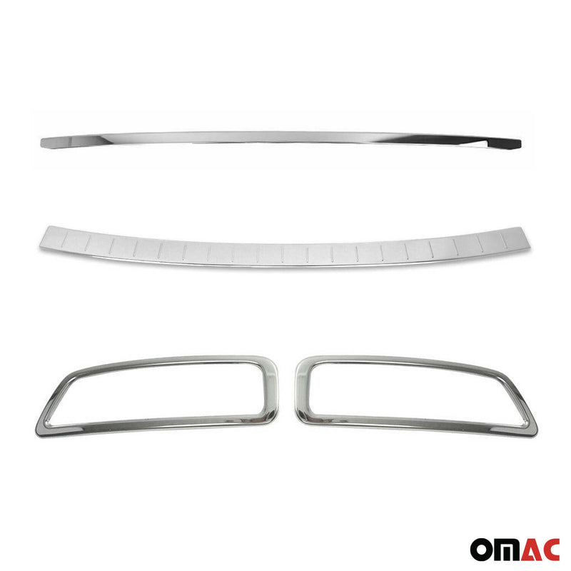 Ladekantenschutz Kofferraum&Auspuffrahmen Leiste für Peugeot 3008 2016-2024 Satz